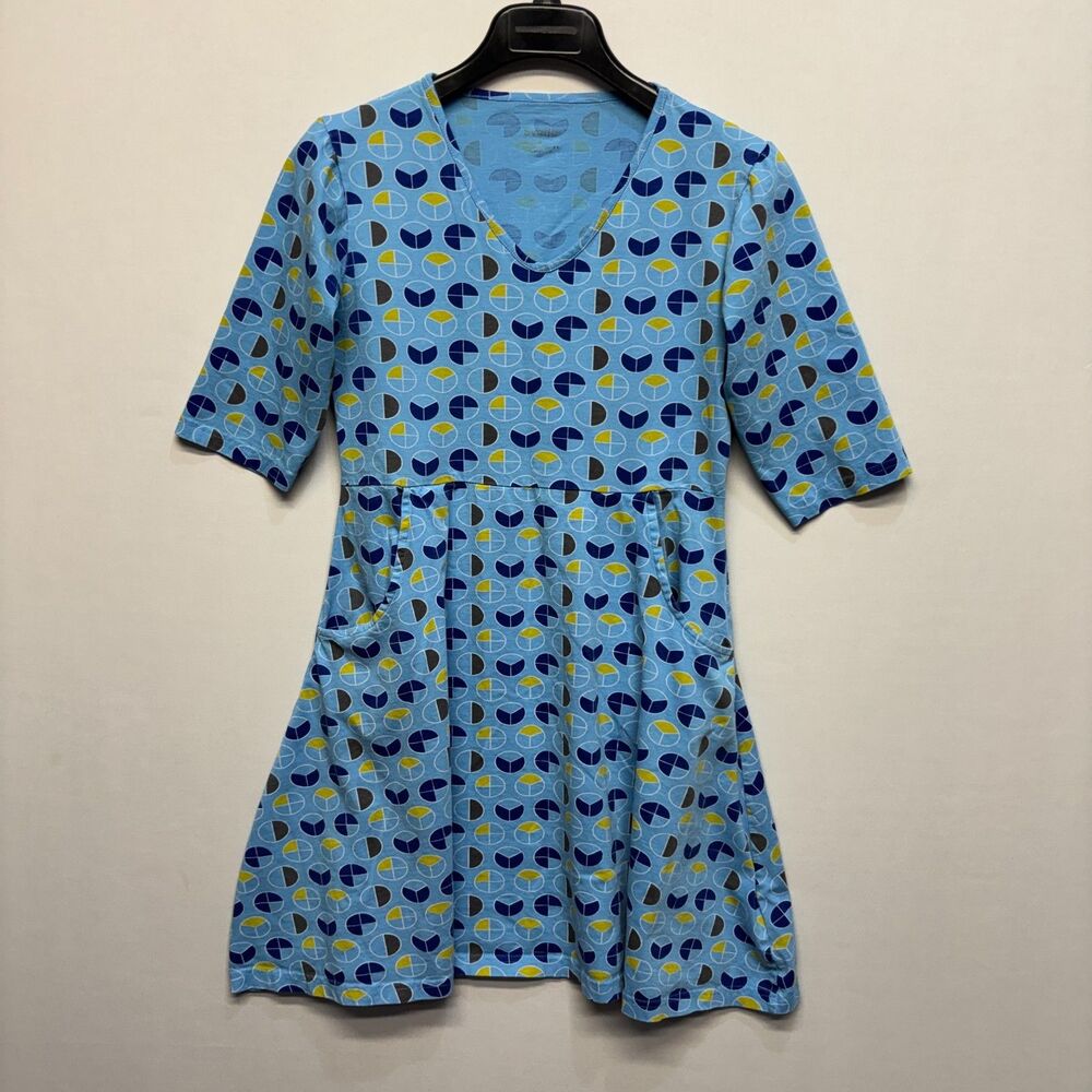 Svaha Women Short Sleeve T-Shirt Dress Size Small Organic Cotton C081 -6